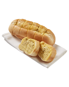 Tip Top Foodservice| Garlic Bread & Pizza Bases | 7 inch Garlic Bread Catering (foil wrapped) - The medium size of our foil-wrapped garlic breads