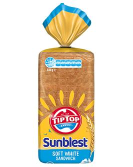 Tip Top Foodservice| Everyday Sliced Bread | Sunblest White Sandwich - A classic sandwich loaf
